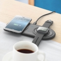 RealPower ChargeAIR Duo Älypuhelin, Älykello Musta USB Sisätila
