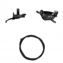 Shimano DEORE XT galinių stabdžių komplektas M8220/M8200, su nesukuriamu plunksnos elementu, 1700 mm Shimano DEORE XT galinių stabdžių komplektas M8220/M8200, su nesukuriamu plunksnos elementu, 1700 mm