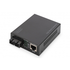 Digitus DN-82150 tinklo medijos keitiklis 1000 Mbit/ai 850 nm Keli režimai Juoda