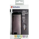 Verbatim 49142 sülearvuti dokk ja pordireplikaator USB 3.2 Gen 1 (3.1 Gen 1) Type-C Must, Hõbe Verbatim 49142 sülearvuti dokk ja pordireplikaator USB 3.2 Gen 1 (3.1 Gen 1) Type-C Must, Hõbe