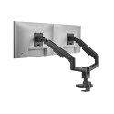 Equip 17"-35" Heavy-Duty Dual Monitor Desk Mount Bracket, Black