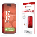 Displex Smart Glass (9H) for Apple iPhone 17/17 Pro, Mounting Sticker, unbreakable Displex Smart Glass (9H) for Apple iPhone 17/17 Pro, Mounting Sticker, unbreakable