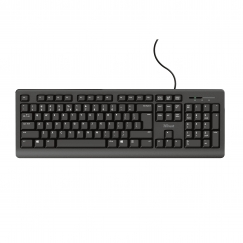 Trust TK-150 klaviatūra Biuras USB QWERTZ Vokiečių Juoda