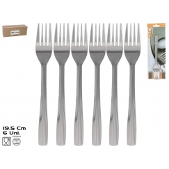 Kahvlid (6 tk), 19,4 x 2,6 cm, KITCHEN&GO