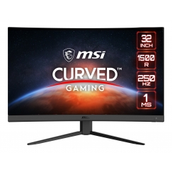MSI G32C4X PC lamekuvar 80 cm (31.5") 1920 x 1080 pikslit Full HD Must