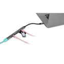 BakkerElkhuizen USB-C Hub 7-in-1 (3A+4C) USB Veids-C 5000 Mbit/s Melns, Pelēks BakkerElkhuizen USB-C Hub 7-in-1 (3A+4C) USB Veids-C 5000 Mbit/s Melns, Pelēks