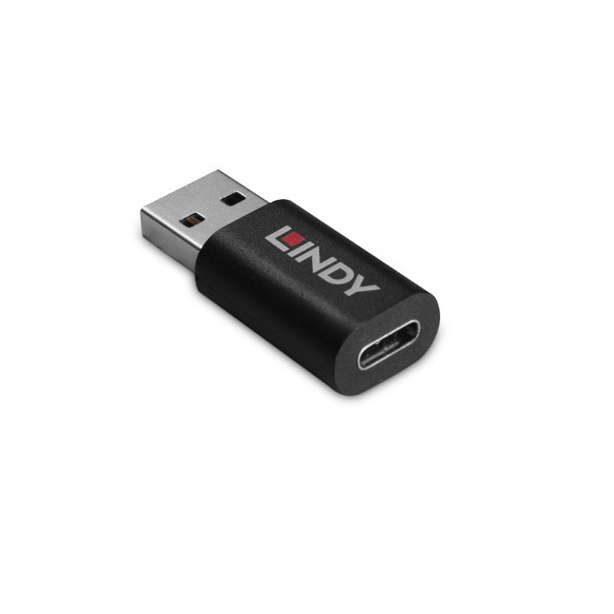 Lindy 71264 kaapelin sukupuolenvaihtaja USB Type A USB Type C Musta – 2