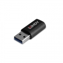 Lindy 71264 kabeļu spraudņu pāreja USB Type A USB Type C Melns Lindy 71264 kabeļu spraudņu pāreja USB Type A USB Type C Melns