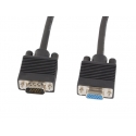 Lanberg CA-VGAC-10CC-0050-B+ VGA кабель 5 m VGA (D-Sub) Черный Lanberg CA-VGAC-10CC-0050-B+ VGA кабель 5 m VGA (D-Sub) Черный