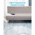 Anker 322 USB kabelis 0,9 m USB C Juoda