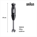 Braun MultiQuick 5 MQ55.254MBK 0.5 L Immersion blender 1000 W Black, Stainless steel Braun MultiQuick 5 MQ55.254MBK 0.5 L Immersion blender 1000 W Black, Stainless steel