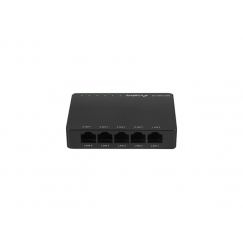Lanberg DSP2-1005-12V сетевой коммутатор Неуправляемый Gigabit Ethernet (10/100/1000) Черный