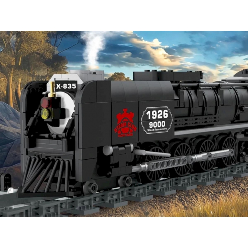RoGer Retro Locomotive Construction Set 1546pcs – 5