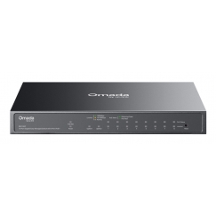 TP-Link Omada ES210GP tīkla pārslēgs Vadīts L2 Gigabit Ethernet (10/100/1000) Power over Ethernet (PoE) DIN rail Melns