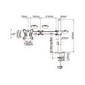 Equip 650151 подставка / крепление для мониторов 68,6 cm (27") Стол Черный Equip 650151 подставка / крепление для мониторов 68,6 cm (27") Стол Черный