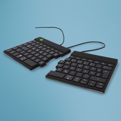 R-Go Tools RGOSP-DEWIBL klaviatuur Universaalne USB QWERTZ Saksa keel Must