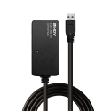 Lindy 43159 sąsajos šakotuvas USB 3.2 Gen 1 (3.1 Gen 1) Type-A 5000 Mbit/ai Juoda Lindy 43159 sąsajos šakotuvas USB 3.2 Gen 1 (3.1 Gen 1) Type-A 5000 Mbit/ai Juoda