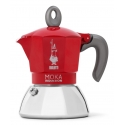 Bialetti Moka induction Mokos gaminimo indas 0,1 L Raudona, Sidabras Bialetti Moka induction Mokos gaminimo indas 0,1 L Raudona, Sidabras