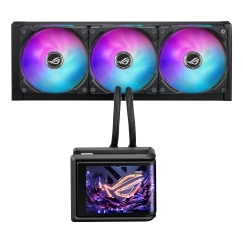 ASUS ROG Ryuo IV SLC 360 ARGB Procesors Universāls šķidruma dzesētājs 12 cm Melns
