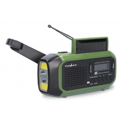 Nedis RDDBCR2000GN radio Kannettava Digitaalinen Musta, Vihreä