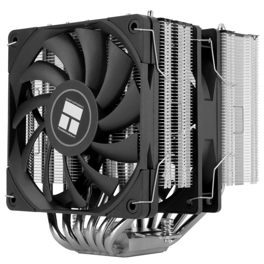 Thermalright Royal knight 120 SE Protsessor Õhujahuti 12 cm Must, Hõbe