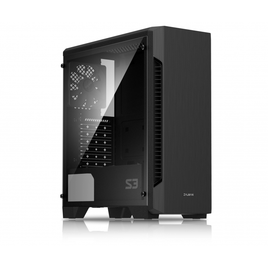 Zalman S3 datoru korpuss & statnis Midi Tower Melns – 3
