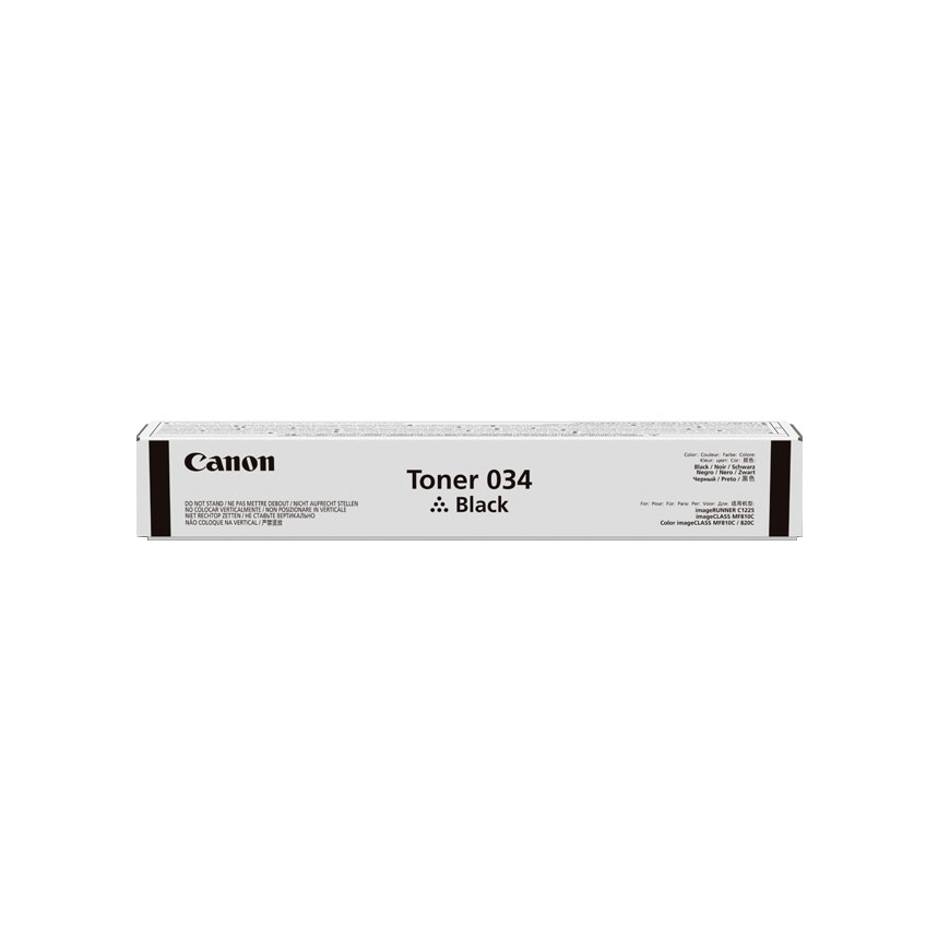 Canon 034 värikasetti 1 kpl Alkuperäinen Musta