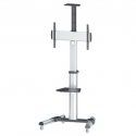 Manhattan 461245 monitorin kiinnike ja jalusta 177,8 cm (70") Lattia Musta, Hopea