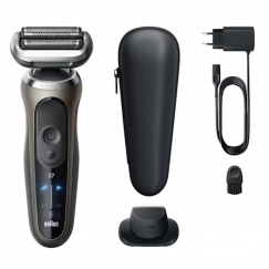 Braun Series 7 72-C1200s Apkarpymo mašinėlė Juoda, Bronza, Nerūdijančiojo plieno