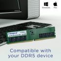 Integral IN5T8GNJWDX muistimoduuli 8 GB 1 x 8 GB DDR5 288-pin DIMM Integral IN5T8GNJWDX muistimoduuli 8 GB 1 x 8 GB DDR5 288-pin DIMM