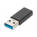 Digitus AK-300524-000-S гендерный адаптер USB A USB-C jack Черный Digitus AK-300524-000-S гендерный адаптер USB A USB-C jack Черный