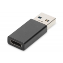 Digitus AK-300524-000-S kabeļu spraudņu pāreja USB A USB-C jack Melns Digitus AK-300524-000-S kabeļu spraudņu pāreja USB A USB-C jack Melns