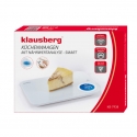 Virtuvinės svarstyklės, baltos, 5 KG, KLAUSBERG, KB 7938. Maksim Virtuvinės svarstyklės, baltos, 5 KG, KLAUSBERG, KB 7938. Maksim