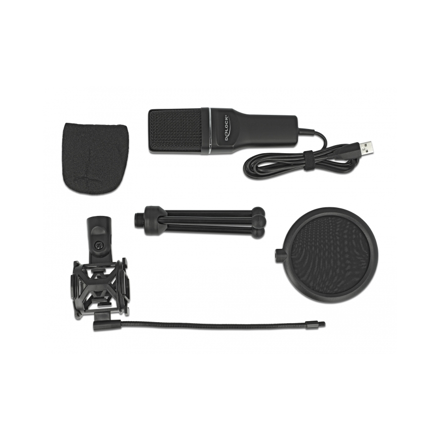 DeLOCK 66331 микрофон Черный Микрофон для ПК – 3