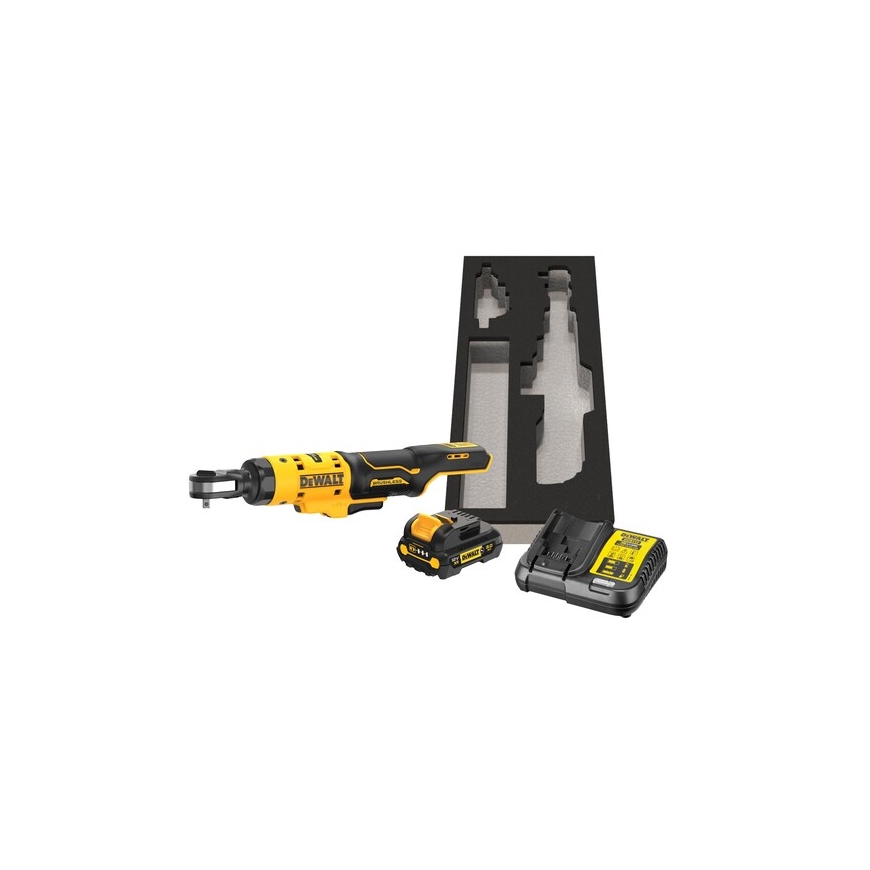 DeWALT DCF504L1G-QW гайковерт 1/4" 250 RPM 54 Nm Черный, Желтый 12 V – 3