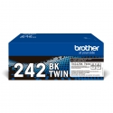 Brother TN-242BKTWIN tonerio kasetė 2 vnt Originalus Juoda Brother TN-242BKTWIN tonerio kasetė 2 vnt Originalus Juoda