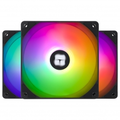 Thermalright TL-C12C-S X5 система охлаждения компьютера Корпус компьютера Вентилятор 12 cm Черный