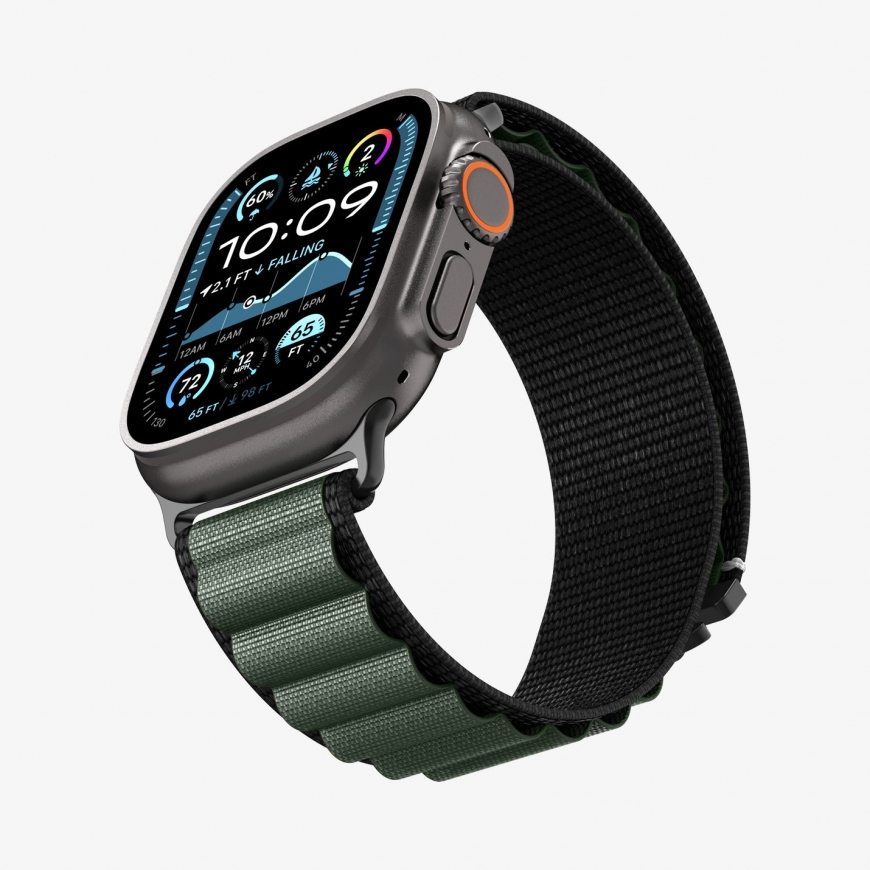 Spigen WBF1 Yhtye Musta, Vihreä Kangas – 4