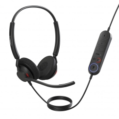 Jabra Engage 40 Laisvų rankų įranga Vielinis Su lankeliu Biuras / skambučių centras USB A tipo Juoda