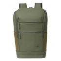 Rivacase Eden backpack Travel backpack Olive PU leather, Polyester, Recycled polyethylene terephthal