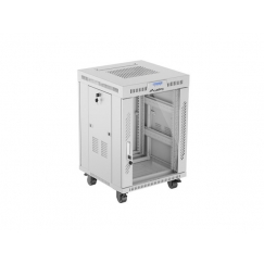 Lanberg FF01-6615-12SL телекоммуникационная стойка 15U Отдельностоящая стойка Серый