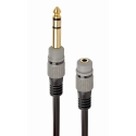 Gembird A-63M35F-0.2M audio cable 6.35mm 3.5mm Black Gembird A-63M35F-0.2M audio cable 6.35mm 3.5mm Black
