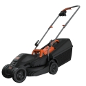 Black & Decker BEMW351-QS zāles pļāvējs Stumjams zāles pļāvējs Melns, Oranžs Black & Decker BEMW351-QS zāles pļāvējs Stumjams zāles pļāvējs Melns, Oranžs