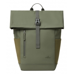Rivacase Eden рюкзак Дорожный рюкзак Оливковый Полиуретановая кожа, Полиэстер, Recycled polyethylene terephthalate (rPET)