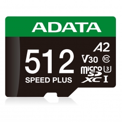 ADATA Speed Plus 512 GB MicroSDXC Klases 10