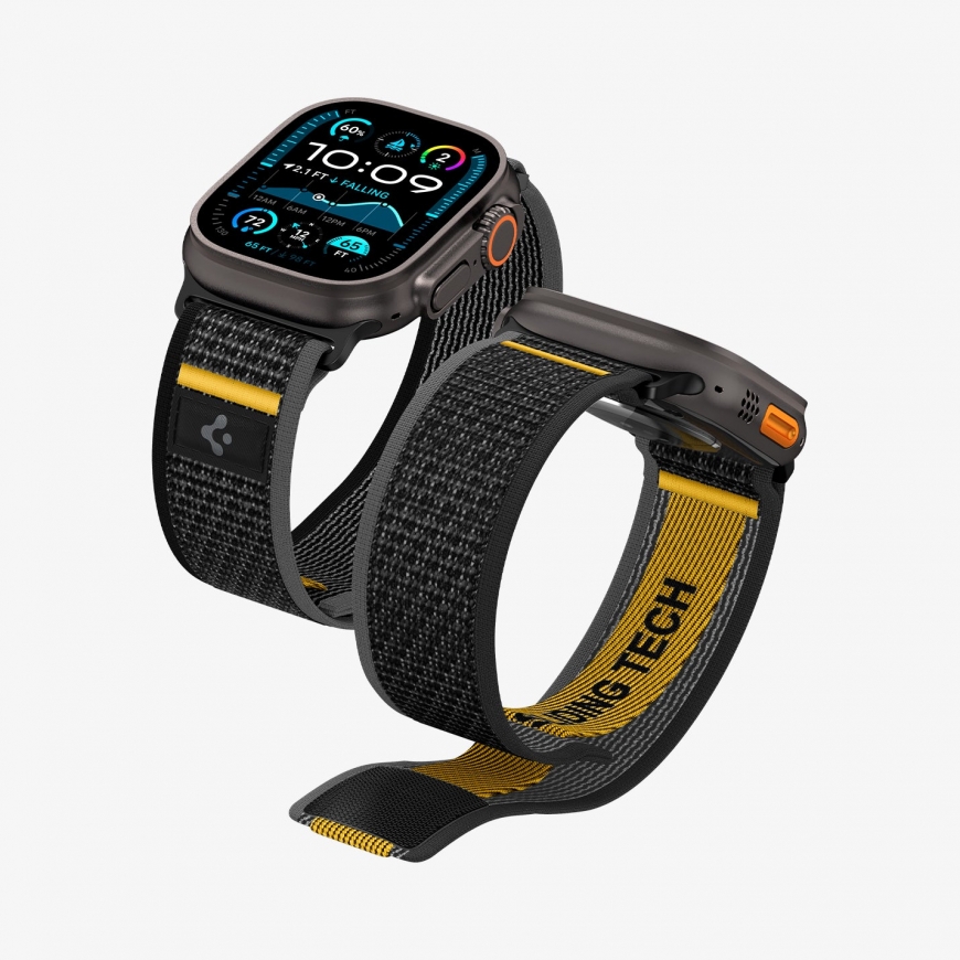 Spigen Athlex Air Ремешок Черный Ткань – 2