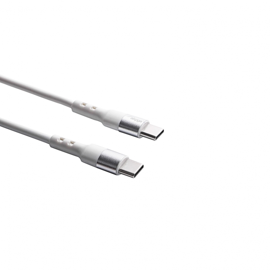 Akyga AK-USB-39 USB-kaabel USB 2.0 0,5 m USB C Valge – 2