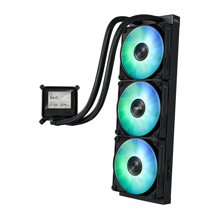 ASUS MAX GAMING LC 360 ARGB LCD Suoritin All-in-one-nesteenjäähdytin 12 cm Musta – 4