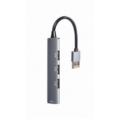 Gembird UHB-U3P1U2P3-02 interface hub Grey