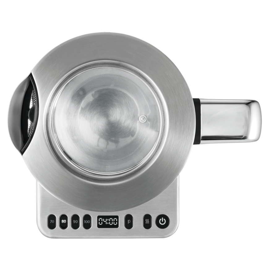 WMF Lono 0413160011 electric kettle 1.7 L 3000 W Black, Stainless steel, Transparent – 5
